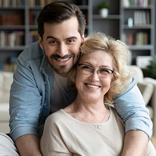 Suavell Mother Daughter Necklace. Sterling Silver Necklace for Women. Mom Gifts. 2 Circle Pendant on Dainty Chain. Minimalist Jewelry, Daughter Gift from Mom, Birthday4