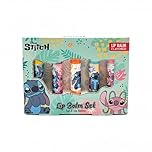 Disney Stitch Lip Balm Set – 5-Pack Tropical Flavored Collection for Hydrating & Moisturising Lips