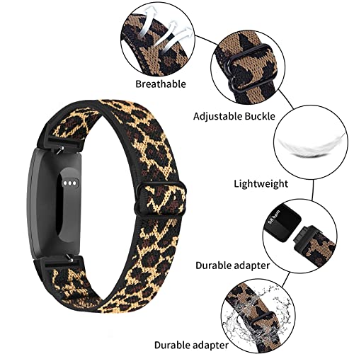 Pacote com 4 faixas ajustáveis Fitbit Inspire 2, compatível com Fitbit Inspire 2 / Inspire HR/Inspir