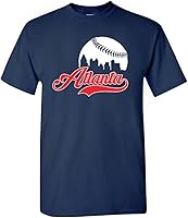 Vista 35 de Xtreme Apparrel Cityscape Skyline - Camiseta para hombre para fanáticos del béisbol