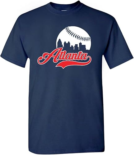 Xtreme Apparrel Cityscape Skyline - Camiseta para hombre para fanáticos del béisbol