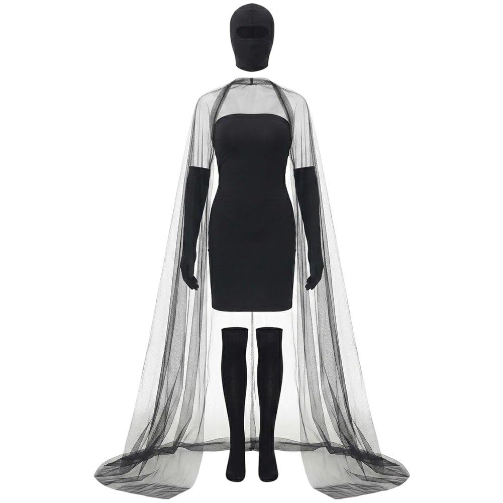 Robe de sorcière vintage de qualité pour bal masqué femme