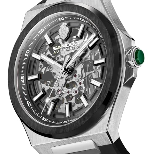 Image of SANDOZ Chanet Premium Translucent Dial Automatic Watch for Men - SZWGR0000815