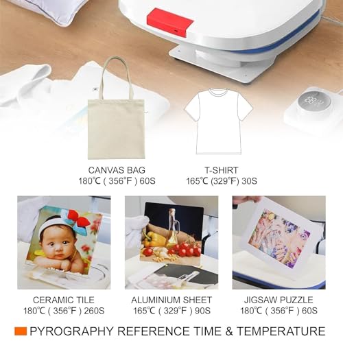 Heat Press Machine para Sublimación y Transfer en Camisetas miniatura 6