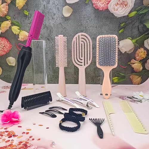 Peine Alisador con Set de 15 Piezas para Peinar miniatura 2