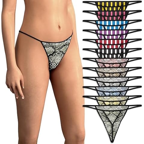 Sexy Basics Women's 12 Pack Thongs Cover