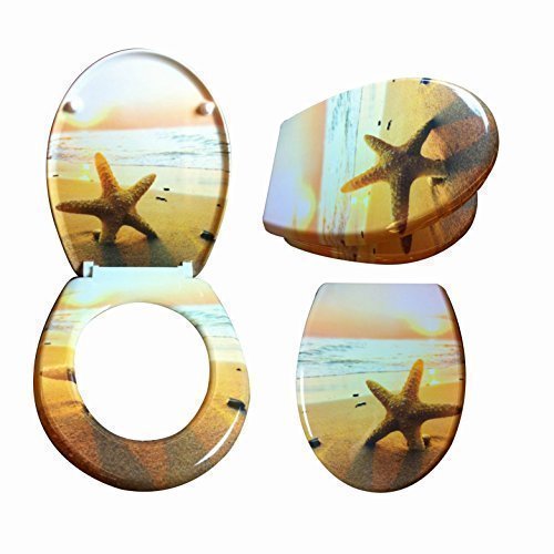 Preisvergleich Produktbild WC Sitz mit Absenkautomatik MKP 117 Toilettendeckel Toilettensitz