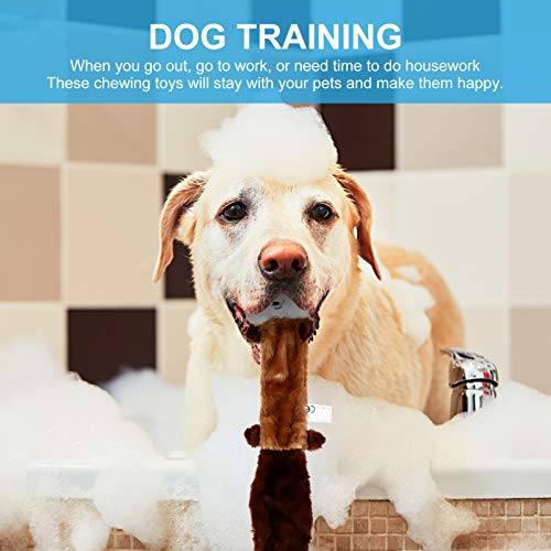 BESPORTBLE 3Pcs Plush Dog Toy Squeaky Brinquedos Do Cão Duráveis Brinquedos de Pelúcia para O Cão