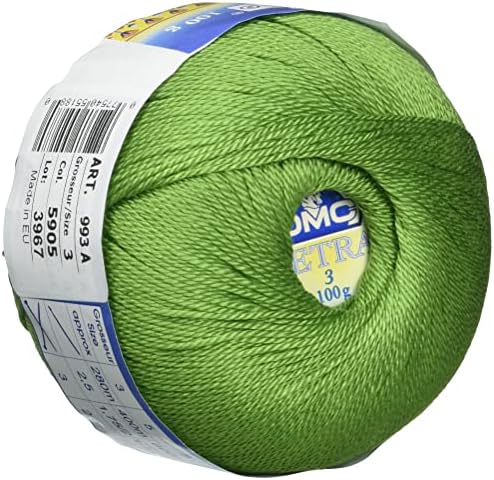 DMC Petra Yarn, 100% Cotton, Colour (5905), Size 3