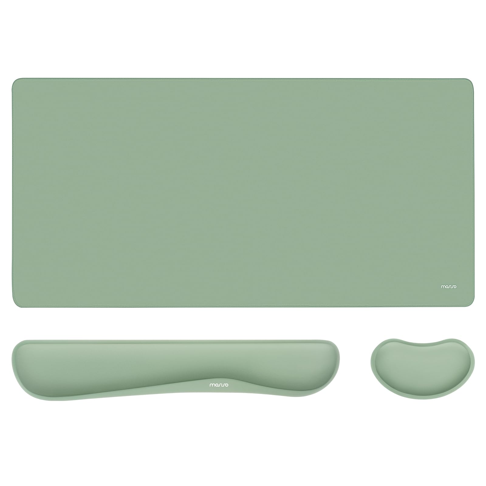 MOSISO Keyboard Mouse Pad Set Gaming Mouse Pad Keyboard Wrist Rest Wrist Rest Ergonomic Wristrests with Memory Foam