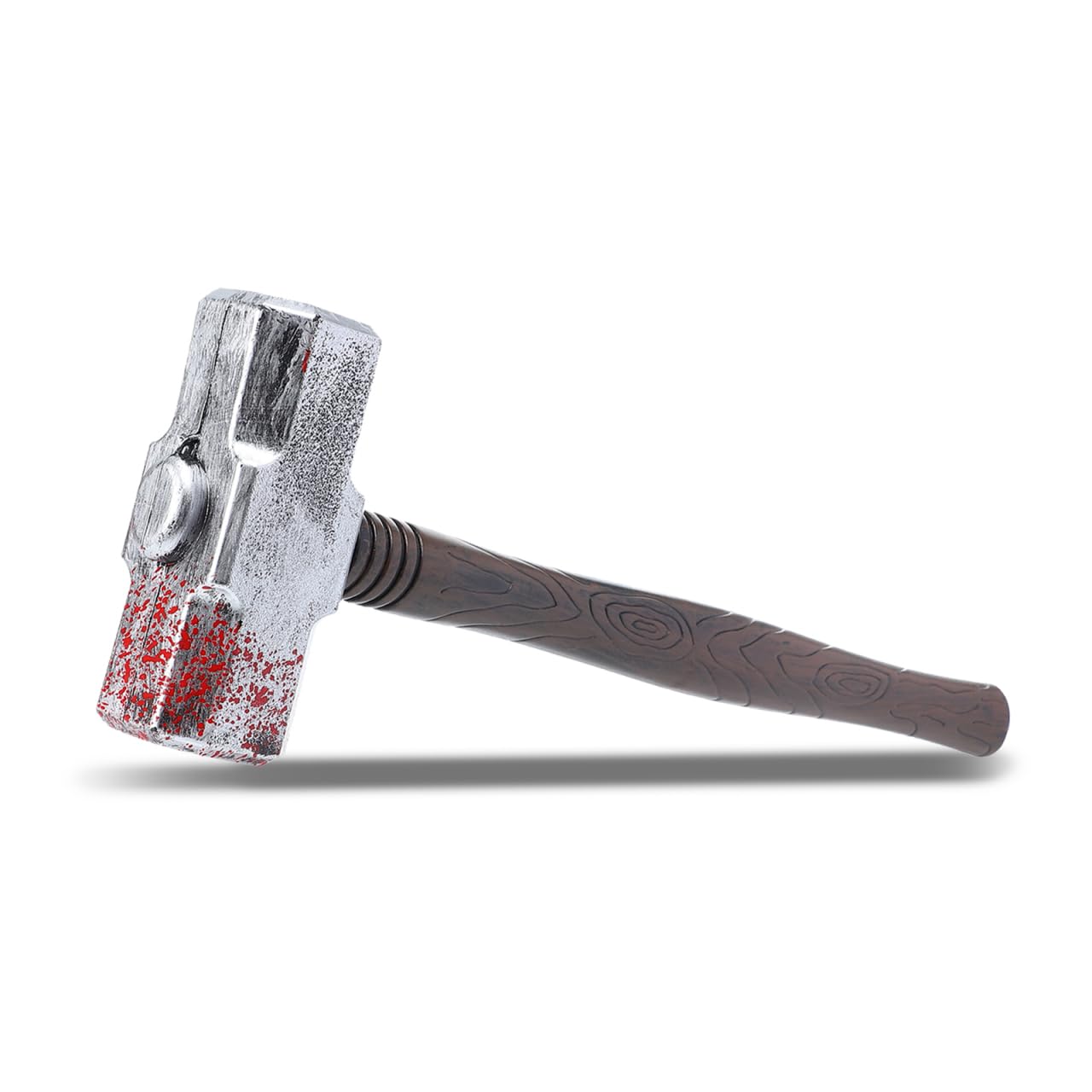 Abaodam 1Pc Realistic Plastic Hammer Prop Halloween Prank for Parties Lifelike Design Premium Quality Decor Accessory for Cosplay Role Play and Festive Fun
