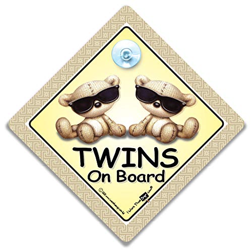 Twins On Board Sign, Baby On Board Sign, Grandchild On Board, Baby On Board Sign, Grandchild on Board Sign