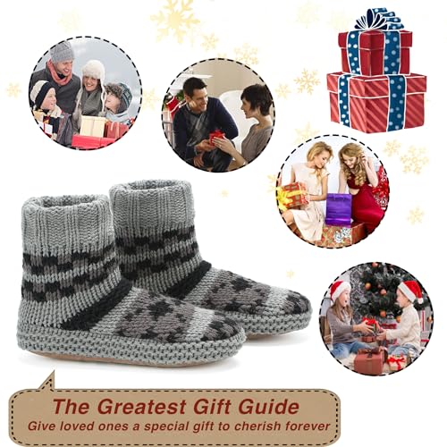 Image of cosyone1997 Slipper Socks for Women Warm Fuzzy Non Slip Soft Sole