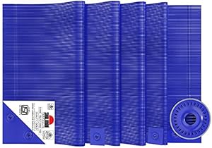 Shalimar 100% Waterproof UV Resistant Multi Layer Durable Cross Laminated Tarpaulin/Tarp/Tirpal/Tadpatri 150 GSM Size in Inches 174