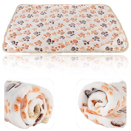 2 Pack iNNEXT Puppy Blanket for Pet Cushion Small Dog Cat Bed Soft Warm Sleep Mat, Pet Dog Cat Puppy Kitten Soft Blanket… - Image 3