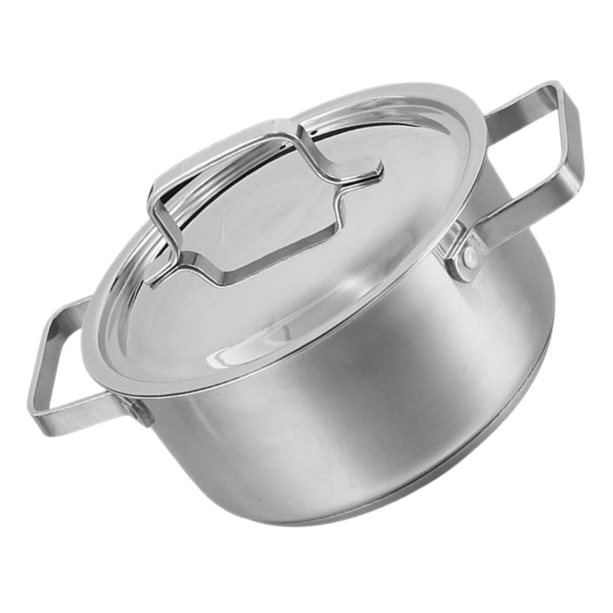 Gatuida Multifunktionstopf aus Edelstahl 24cm mit Robustem Praktischem Design für Suppe und Alltagsgebrauch in Küche