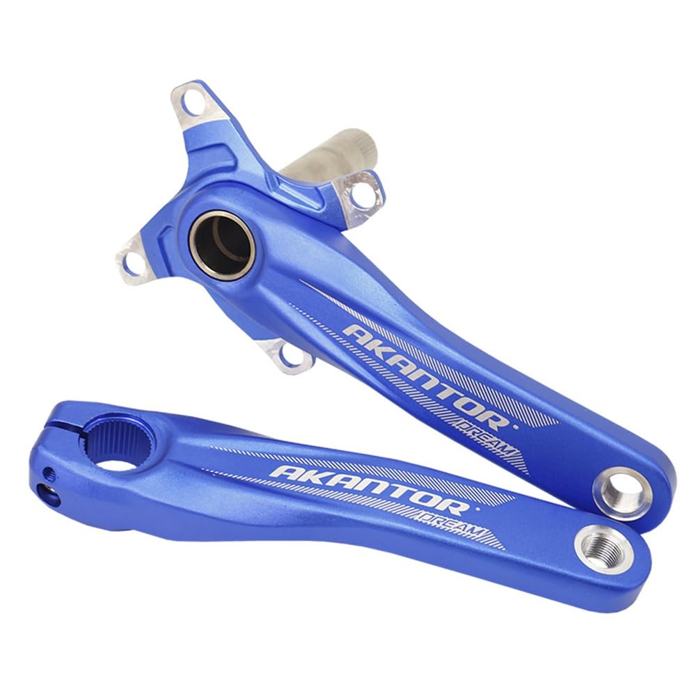 ZXGSXIOU Bike Left Right Crank Arm Set 170mm 104BCD Aluminium Hollow Intrgrated Bicycle Crankarm Crankset For Mountain