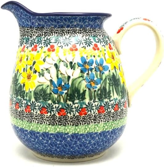 Polish Pottery Pitcher - 1 quart - Unikat Signature - U5131