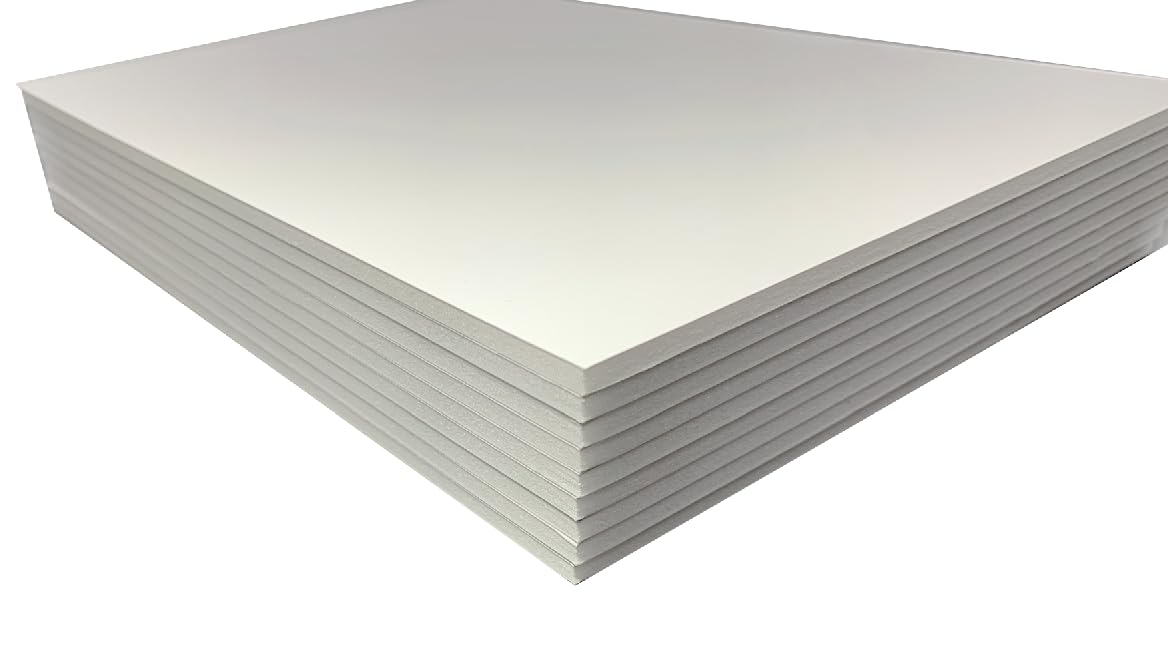 10 Pack A4 , White Foam Board 5mm