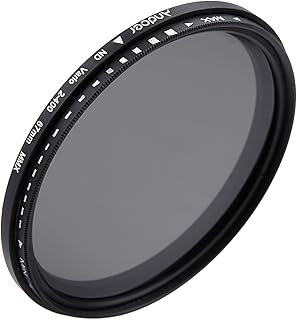 mingzhe 67mm ND Fader densidade neutra ajustável ND2 a ND400 filtro variável para câmera DSLR