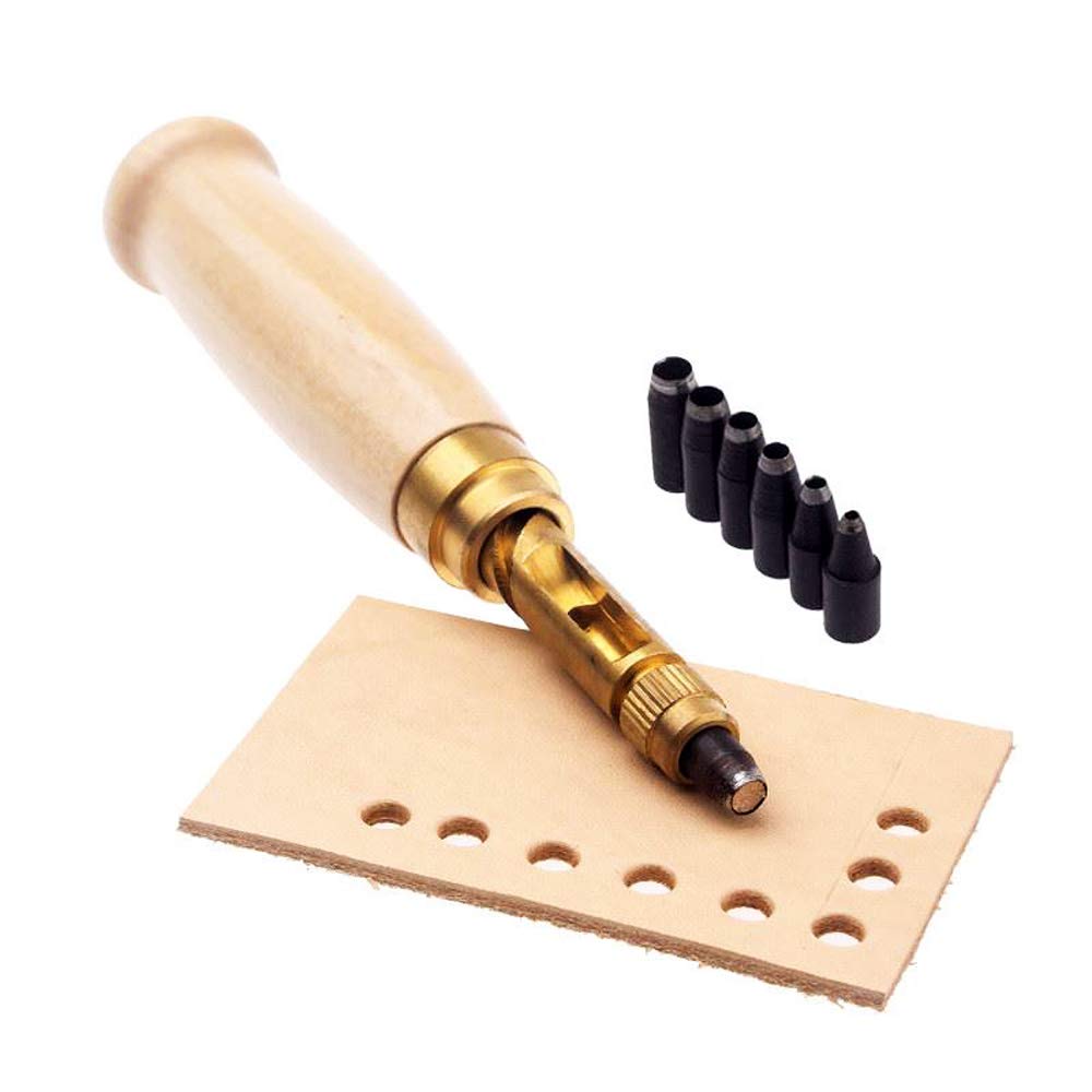 Amazon.co.jp: レザークラフト スクリュー ポンチ 穴あけパンチ 打ち具