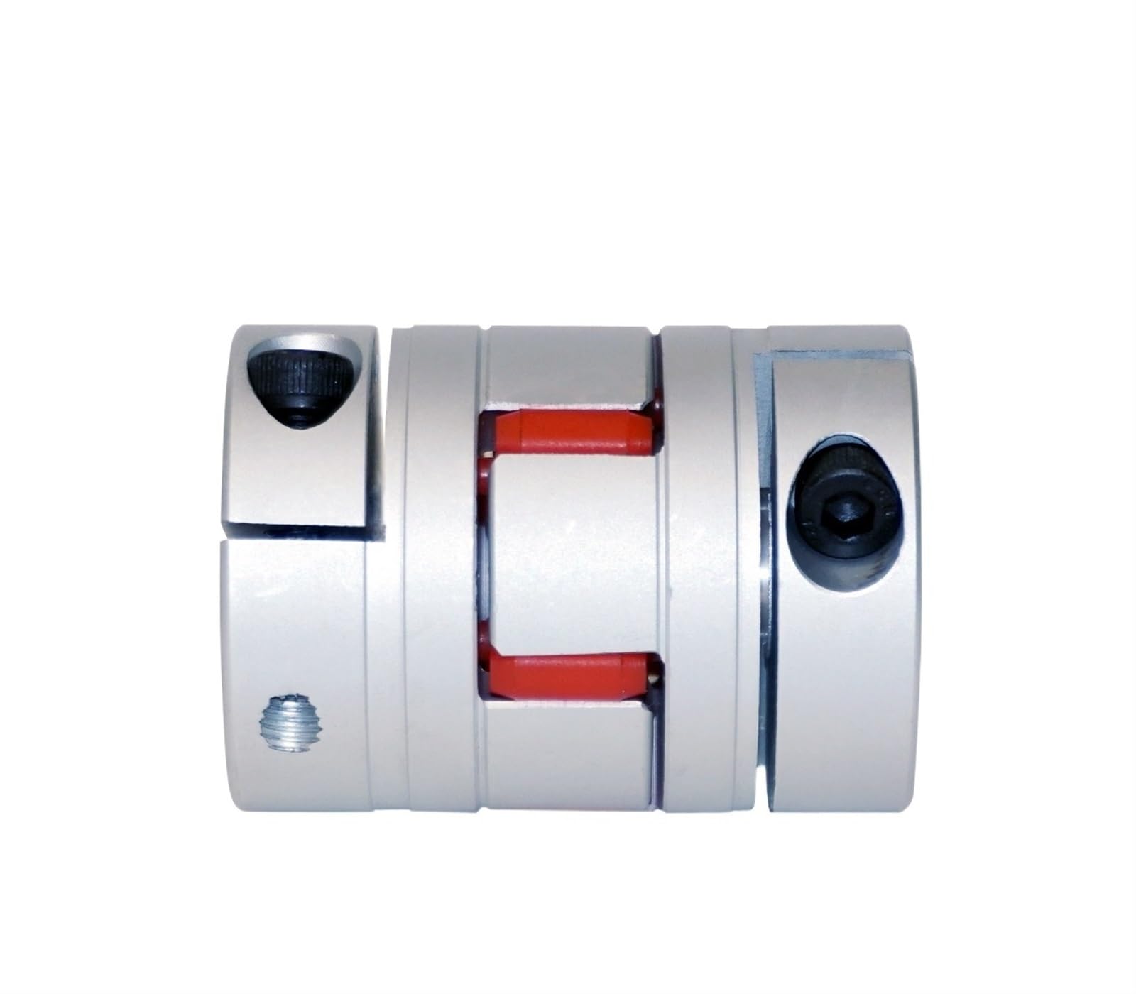 Conector de acoplamiento flexible de flor de ciruelo 1 Uds D55L66 abrazadera de ciruela Flexible acoplador eje CNC acoplamiento de eje(12x25)