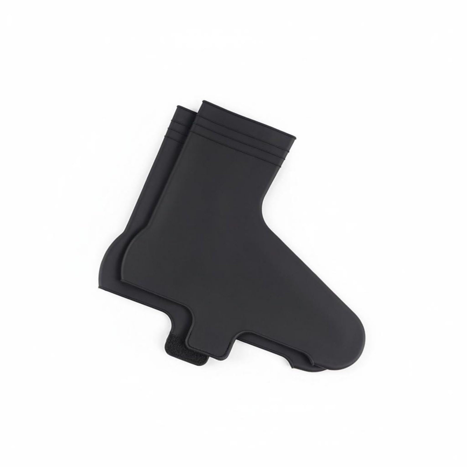 Windproof Cycling Shoe Cover Anti-Slip Sole Bike Shoe Cover Thermal Silicone Overshoe Waterproof for Cyclists, Cold Weather, Rainy Days, Black, M-image-13
