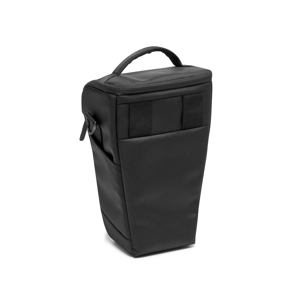 Manfrotto Advanced Holster M III, Tasche für Spiegellose Kamera mit Objektiv, Kameratasche mit Stativhalterung und Regenschutz, Fotografie Zubehör