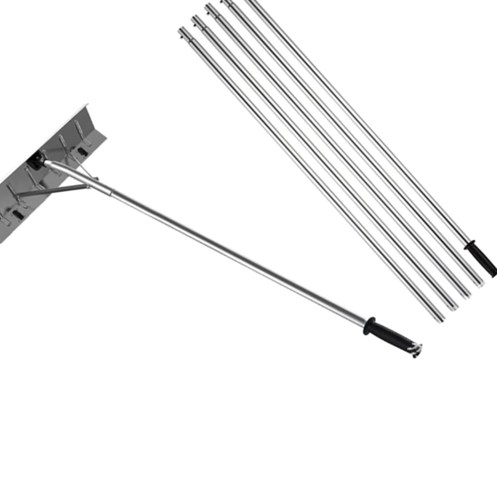 Hsioluted F Roo Snow With Detachable Or Safe Removal Rom Ground Extendable Roo Snow Removal Device With Rubber Guide