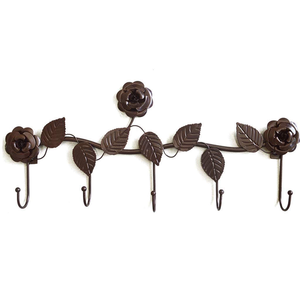MRKU Coat Rack with Hooks Wall Mounted - Heavy Duty Metal Wall with 5,Hat