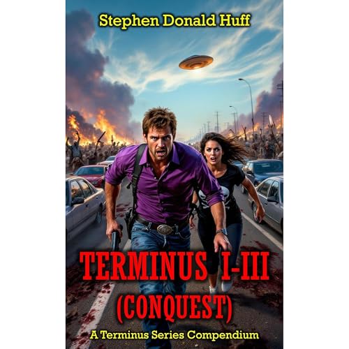 Terminus I - III (Conquest) Audiolibro Por Stephen Donald Huff arte de portada