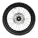 19 inch Front Rim Wheel 70/100-19 Tire Tube Assembly for Apollo RFZ SSR 125cc 140cc DB KLX125 KX85 TTR125 YZ85 YZ80 RM80 Dirt Pit Bike Tao Tao BD17 with 15mm Axles Includes Brake Rotor (19 inch)