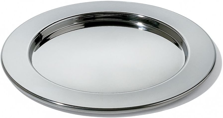 Alessi Mami Round Tray Fondue, Silver