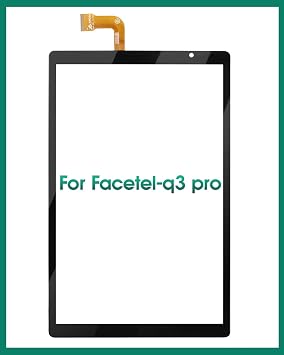 SRJTEK for Facetel Q3 Pro 10.1 inch Tablet Touch Screen Replacement for Facetel Q3 Pro Digitizer Repair Kits for Facetel Q3 Pro Digitizer Screen Replacement (Without LCD)