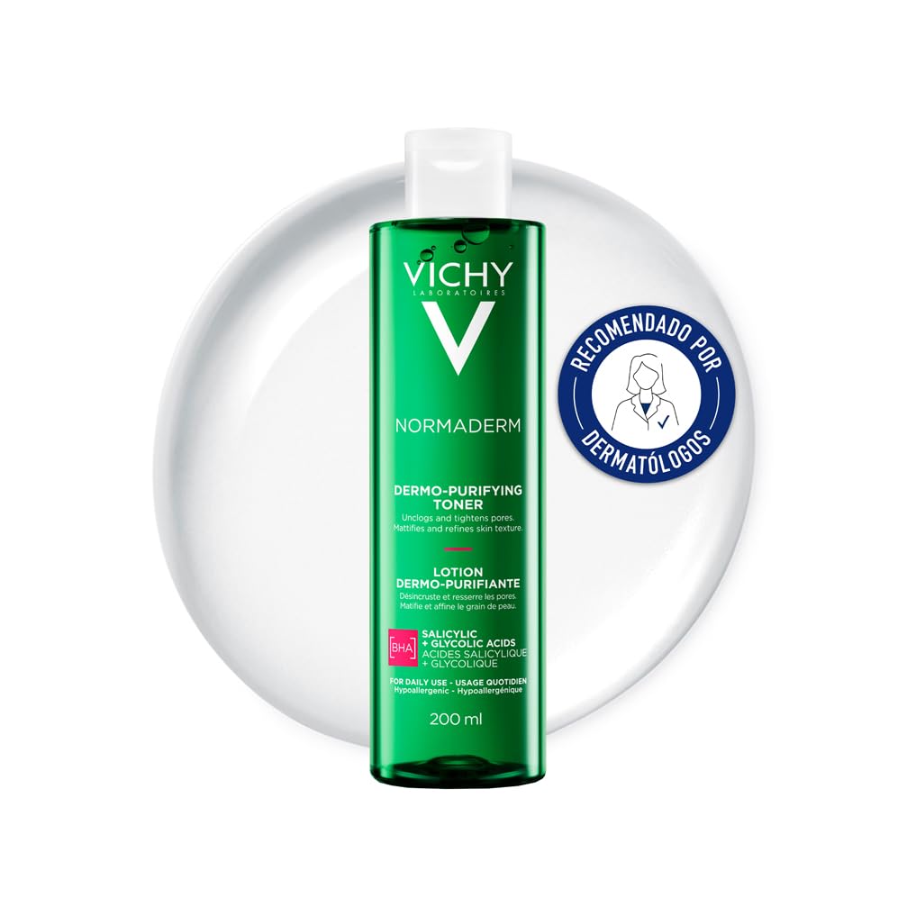 Loción Vichy Normaderm: Poros Reducidos y Piel Matificada 200 ml