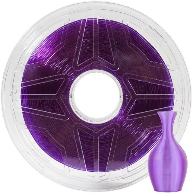 Printer Filament Leopardo-filamento Transparente De TPU para Impresora 3D, Suministros De Impresión De Consumibles, Dureza De Orilla 95A, 1,75mm, 1kg 3D Printer (Color : Clear Blue)