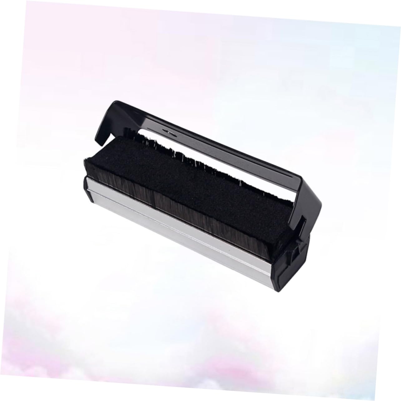 Holibanna Cepillo de Limpieza Negro Fórmula Ecológica en Aleación de Aluminio de Vinilo y Diseño Agujero para Colgar para Tocadiscos Adecuado para Fonógrafos