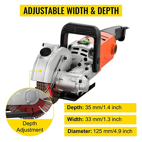 Rainureuse murale 1300W pour couper le béton sans forcer - 5