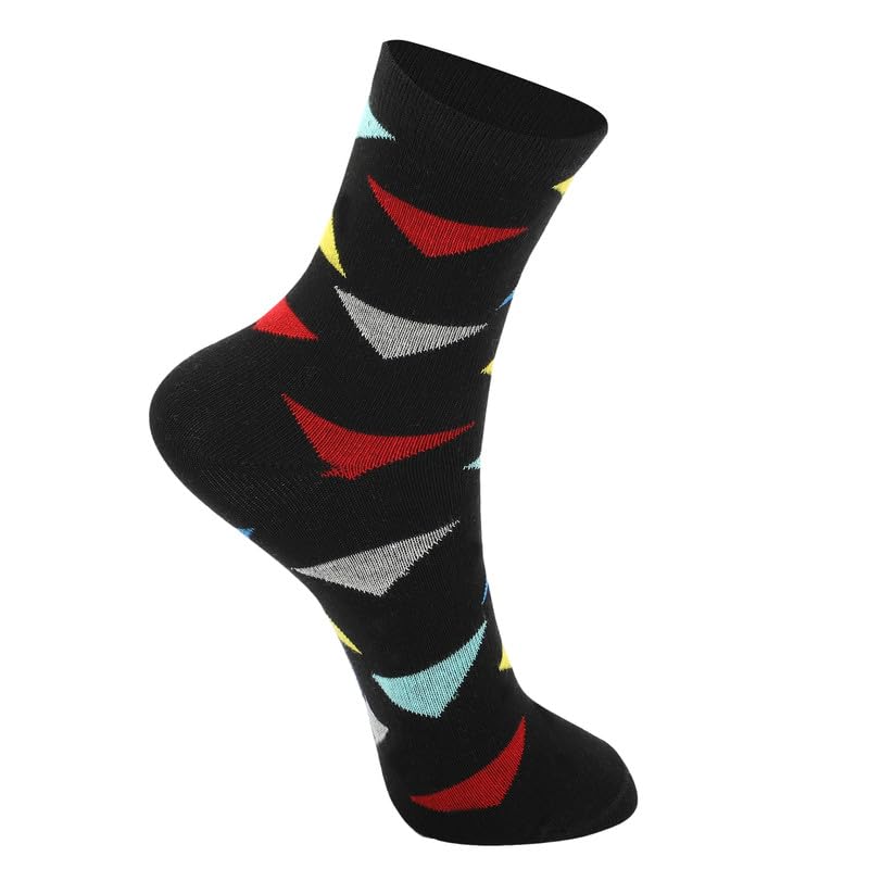 Image of Kids Boys Socks - Printed Cotton Kids Socks | Soft and Comfortable, Sock for Boys | Stylish & Durable Boy Sock for Everyday - Pack of 5 Pairs