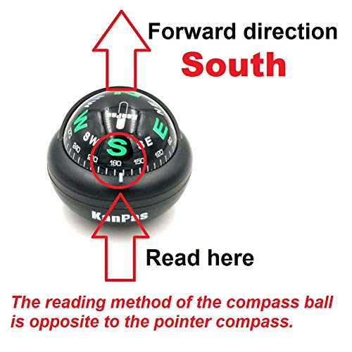 KanPas Automotive Compass Ball for Car or Boat - Image 3