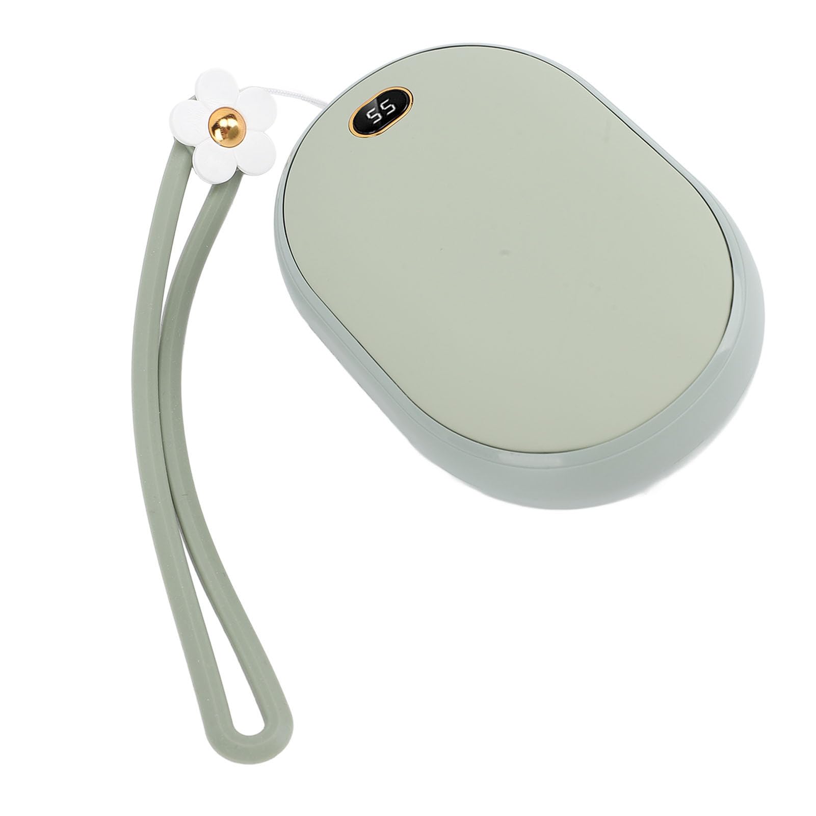 Scaldamani elettrico, scaldamani USB, 2 temperature, riscaldamento su entrambi i lati con display a LED per viaggi all'aperto per viaggi invernali
