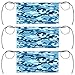 XMNYGJ 3 Pack Waist Apron Set Abstract Camouflage Camo Waitress Aprons 3 Pockets Waterproof Half Apron for Bartender Restaurant Barista Teachers BBQs Parties