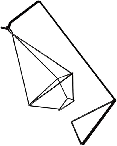 GANAZONO Exhibición decorativa de la planta interior del estante del triángulo del soporte grande