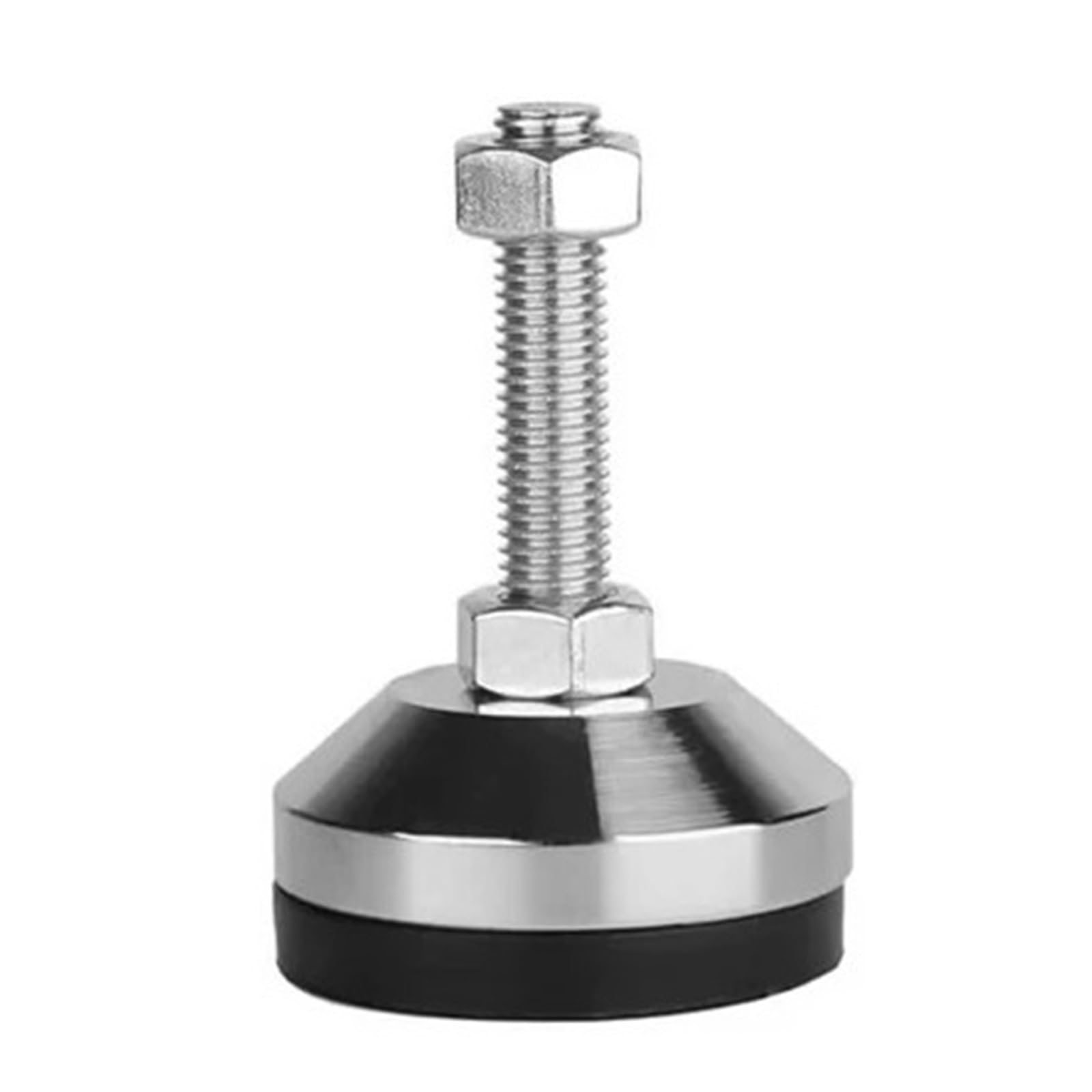 Pies niveladores Ajustables para Muebles Niveladores Pesados ​​de Acero Inoxidable 304, Base de 50 mm de diámetro, Rosca M10