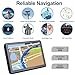 GPS Navigation for Car Truck Navigator - Navigation System 9 Inch, 2024 America/Canada/MX Offline Maps Lifetime Free Update, Voice Guidance, Speed Cam Warning, Touchscreen Handheld Vehicle RV GPS