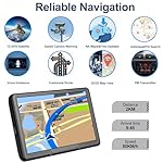 GPS Navigation for Car Truck Navigator - Navigation System 9 Inch, 2024 America/Canada/MX Offline Maps Lifetime Free Update, Voice Guidance, Speed Cam Warning, Touchscreen Handheld Vehicle RV GPS - Image 2
