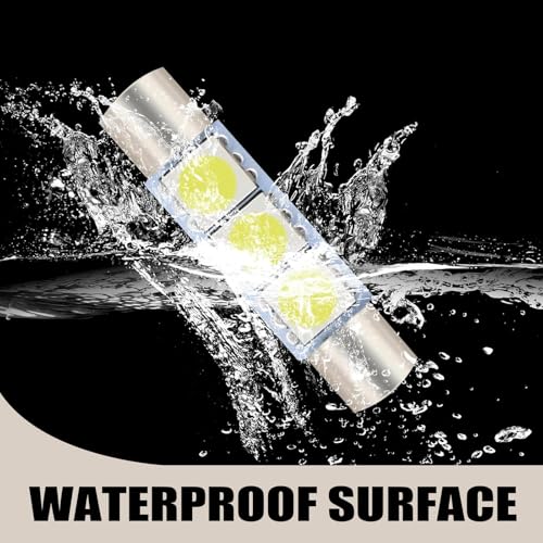 Lámpara LED para visor auto 10 piezas 28mm 12V blanca miniatura 3
