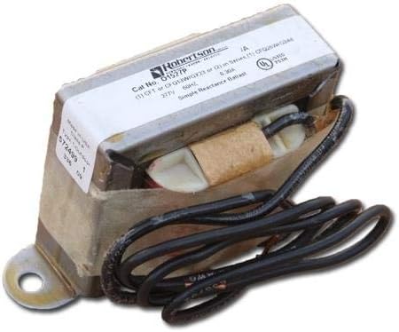 ROBERTSON 3P10104 Fluorescent mBallast for 1 CFQ/13W/G24d CFL Lamp, Preheat Start, 120Vac, 60Hz, Normal Ballast Factor, NPF, 01527P AM (Replaces Robertson 3M10001, 01527P /A)