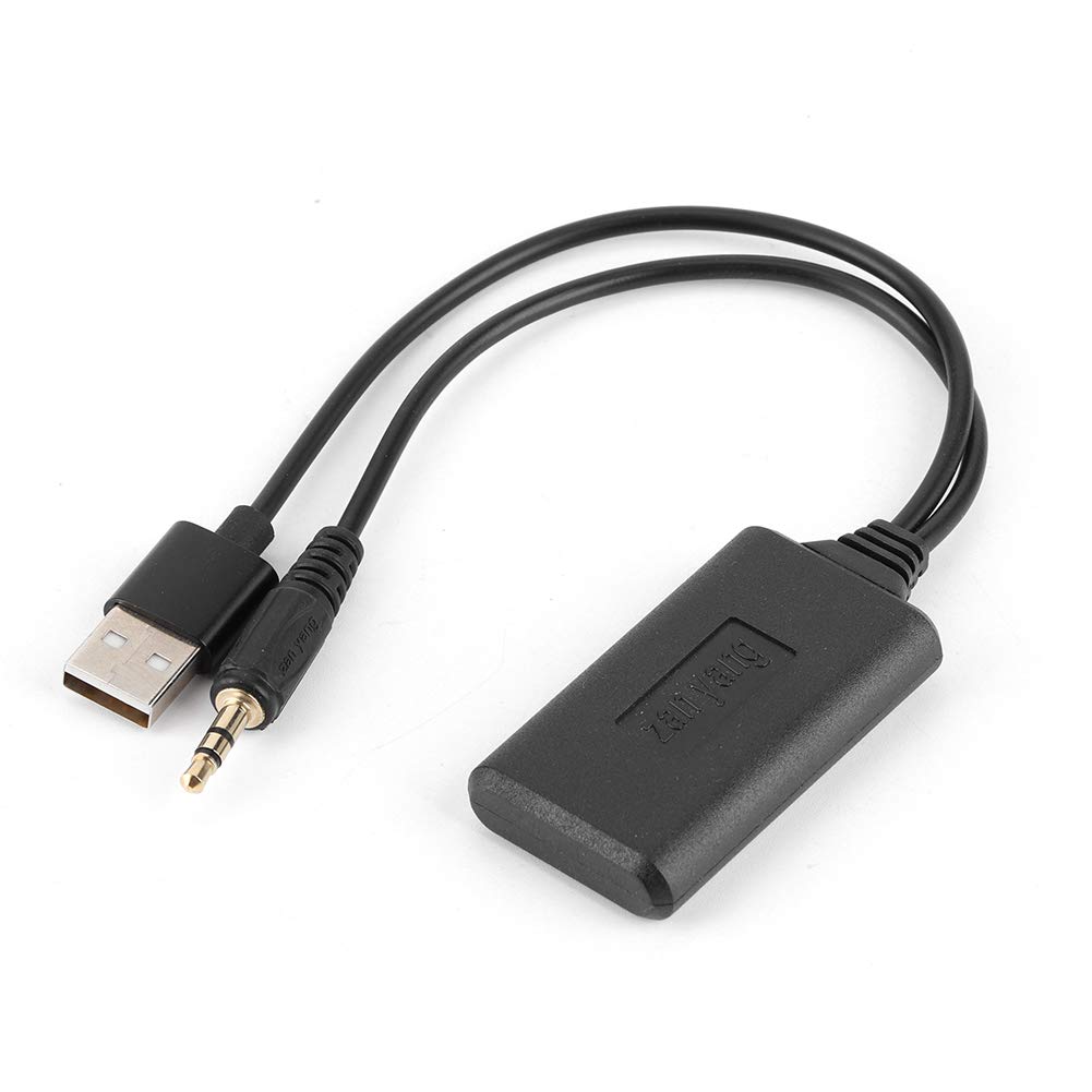 Cavo Audio Bluetooth, Cavo AUX‑IN Bluetooth, Cavo Audio AUX per Auto 3,5 Mm/0,14 Pollici Adattatore Ricevitore Bluetooth HIFI Musica Stereo Accessori Auto