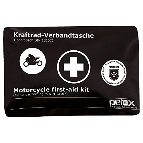 Preisvergleich Produktbild PETEX 43939904 Motorrad-Verbandtasche, Schwarz